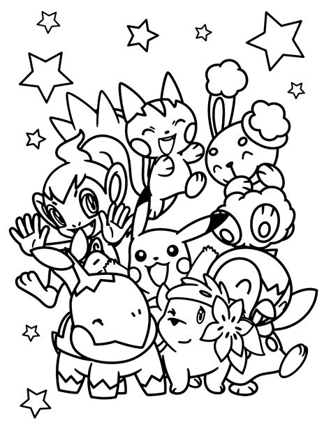 coloring pages of pokemon|Pokemon Coloring pages for kids (Free PDF printables)